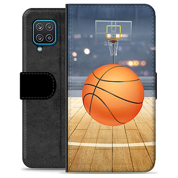 Samsung Galaxy A12 Premium Plånboksfodral - Basket