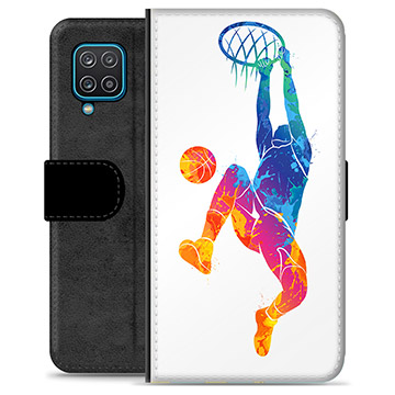 Samsung Galaxy A12 Premium Plånboksfodral - Slam Dunk