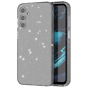 Samsung Galaxy A15 Stylish Glitter Series TPU-skal - Genomskinlig Svart