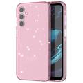 Samsung Galaxy A15 Stylish Glitter Series TPU-skal - Genomskinlig Rosa