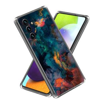 Samsung Galaxy A15 Stiligt Ultra-Slim TPU-skal - Färgglada Moln