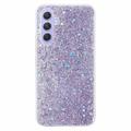 Samsung Galaxy A35 Glitter Flakes TPU-skal - Lila