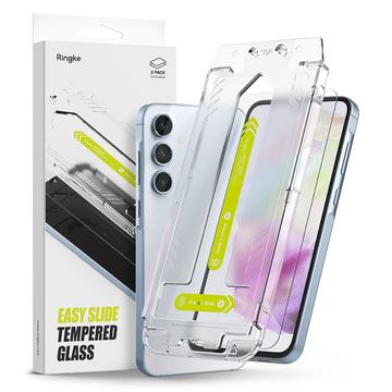 Samsung Galaxy A35 Ringke Easy Slide skärmskydd i härdat glas - 2 st.