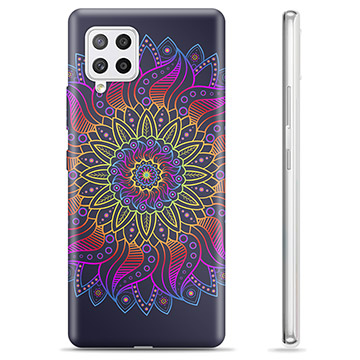 Samsung Galaxy A42 5G TPU-Skal - Färgrik Mandala