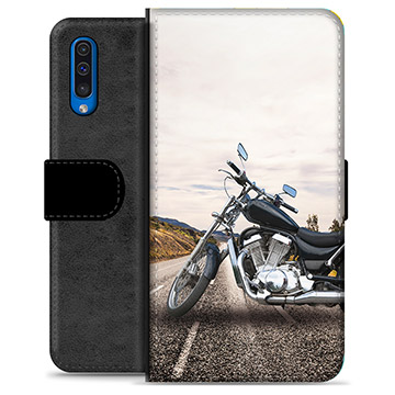 Samsung Galaxy A50 Premium Plånboksfodral - Motorcykel