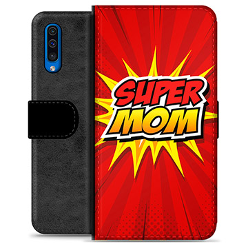 Samsung Galaxy A50 Premium Plånboksfodral - Supermamma