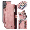 Samsung Galaxy A55 Caseme 008 2-i-1 Multifunktionell Plånboksfodral - Rosa