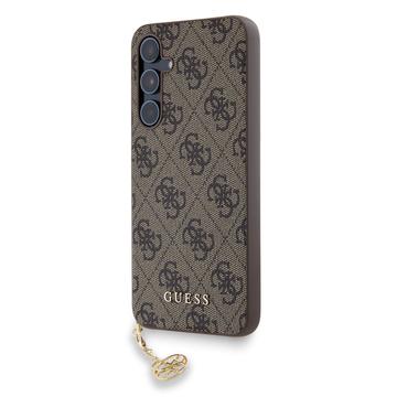 Samsung Galaxy A55 Guess 4G Charms Collection Hybrid Skal - Brun