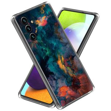 Samsung Galaxy A55 Stiligt Ultra-Slim TPU-skal - Färgglada Moln