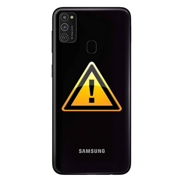 Samsung Galaxy M21 Bak Skal Reparation - Svart