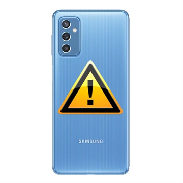 Samsung Galaxy M52 5G Bak Skal Reparation - Blå