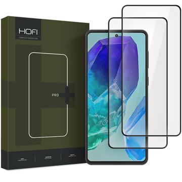 Samsung Galaxy M55/F55/C55 Hofi Premium Pro+ Härdat Glas Skärmskydd - 9H - 2 St. - Svart Kant