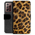 Samsung Galaxy Note20 Ultra Premium Plånboksfodral - Leopard