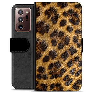 Samsung Galaxy Note20 Ultra Premium Plånboksfodral - Leopard