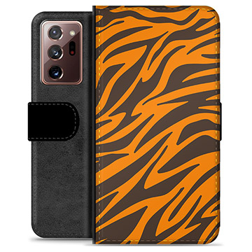 Samsung Galaxy Note20 Ultra Premium Plånboksfodral - Tiger