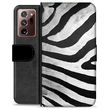 Samsung Galaxy Note20 Ultra Premium Plånboksfodral - Zebra