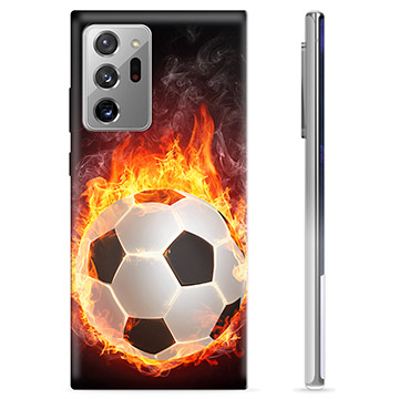 Samsung Galaxy Note20 Ultra TPU-Skal - Fotbollsflamma