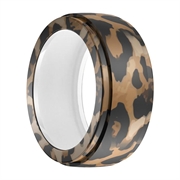 Samsung Galaxy Ring Anti-rep silikonfodral - Storlek: 6/7/8/9 - Leopardtryck