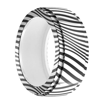 Samsung Galaxy Ring Anti-rep silikonfodral - Storlek: 6/7/8/9 - Zebra rand