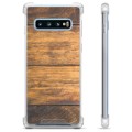 Samsung Galaxy S10 Hybridskal - Trä