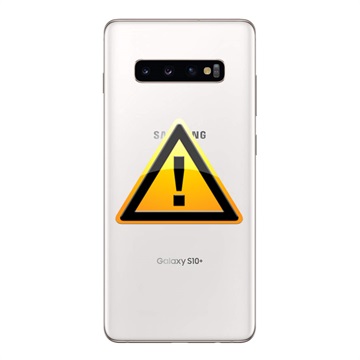 Samsung Galaxy S10+ Bak Skal Reparation - Keramiskt Vit