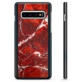 Samsung Galaxy S10+ Skyddsskal - Räd Marmor