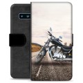 Samsung Galaxy S10 Premium Plånboksfodral - Motorcykel