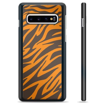 Samsung Galaxy S10 Skyddsskal - Tiger