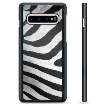 Samsung Galaxy S10 Skyddsskal - Zebra