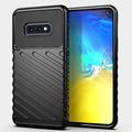 Samsung Galaxy S10e Thunder Series TPU-skal - Svart