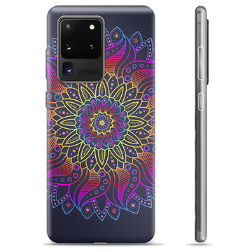 Samsung Galaxy S20 Ultra TPU-Skal - Färgrik Mandala