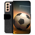 Samsung Galaxy S21+ 5G Premium Plånboksfodral - Fotboll