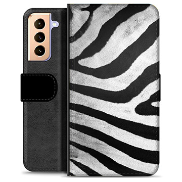 Samsung Galaxy S21+ 5G Premium Plånboksfodral - Zebra