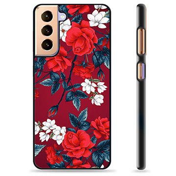 Samsung Galaxy S21+ 5G Skyddsskal - Vintage Blommor