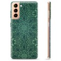 Samsung Galaxy S21+ 5G TPU-Skal - Grön Mandala