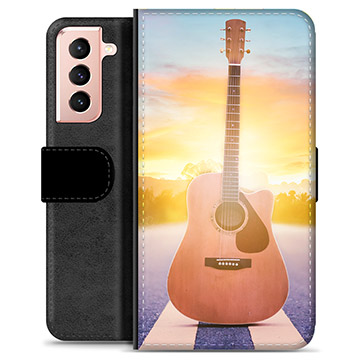 Samsung Galaxy S21 5G Premium Plånboksfodral - Gitarr