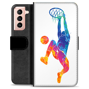 Samsung Galaxy S21 5G Premium Plånboksfodral - Slam Dunk