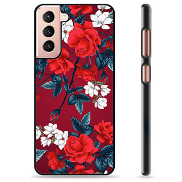 Samsung Galaxy S21 5G Skyddsskal - Vintage Blommor