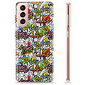 Samsung Galaxy S21 5G TPU-Skal - Graffiti