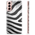 Samsung Galaxy S21 5G TPU-Skal - Zebra