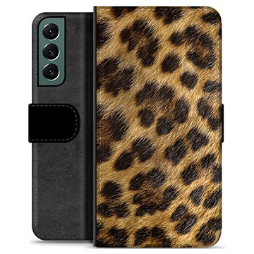 Samsung Galaxy S22+ 5G Premium Plånboksfodral - Leopard