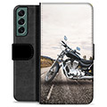 Samsung Galaxy S22+ 5G Premium Plånboksfodral - Motorcykel