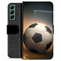 Samsung Galaxy S22+ 5G Premium Plånboksfodral - Fotboll