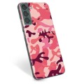 Samsung Galaxy S22+ 5G TPU-Skal - Rosa Kamouflage