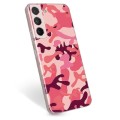 Samsung Galaxy S22 5G TPU-Skal - Rosa Kamouflage