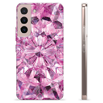 Samsung Galaxy S22 5G TPU-Skal - Rosa Kristall