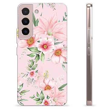 Samsung Galaxy S22 5G TPU-Skal - Vattenfärg Blommor