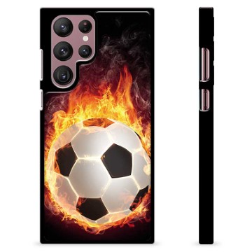 Samsung Galaxy S22 Ultra 5G Skyddsskal - Fotbollsflamma