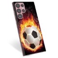 Samsung Galaxy S22 Ultra 5G TPU-Skal - Fotbollsflamma