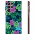 Samsung Galaxy S22 Ultra 5G TPU-Skal - Tropiska Blommor